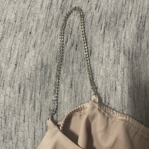 Champagne Satin Diamond Tank * New Without Tags* - Picture 3 of 3